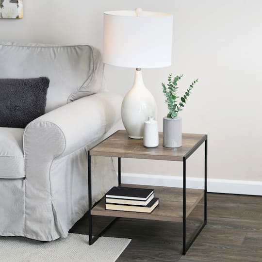 Household Essentials 20" Jamestown End Table